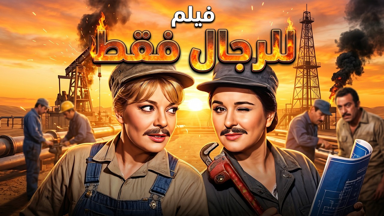 أجمل بنات السينما تخفوا في ملابس رجال! 😂 فيلم الكوميديا للرجال فقط كامل بجوده عالية بطولة سعاد حسني
