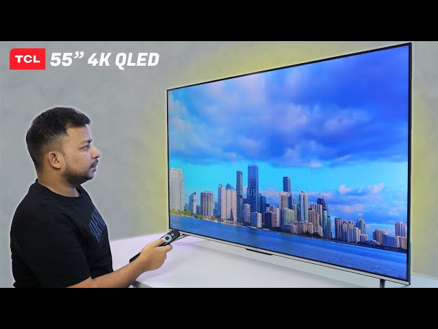 Best 55 4K UHD Smart QLED TV - TCL 55T6G 2023 - HDR10+