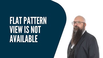 SOLIDWORKS TUTORIAL: Flat pattern view is not available