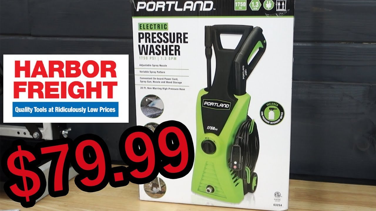 I bought the cheapest Harbor Freight electric pressure washer. Is it any  good? - YouTube