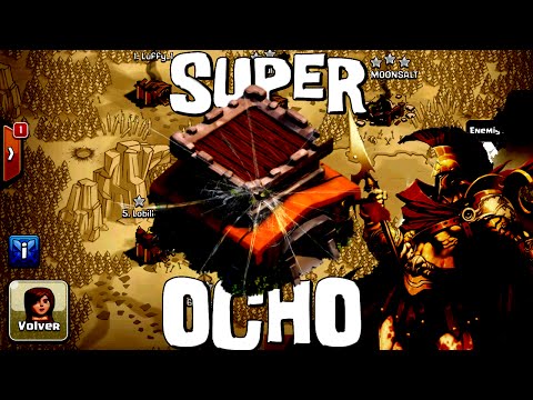 SuperOcho, todo Ayuntamiento 8 - Parte 1 | Martes Bélico #6 | Empezando Clash of Clans