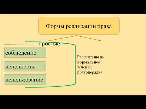 17. Реализация права