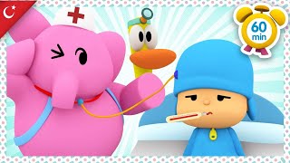 🏥 POCOYO TÜRK - Doktorculuk oynuyoruz [ 60 dakika ] Çocuklar için ÇIZGI FILMLER