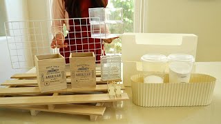 Organizing Narrow Under-Sink Cabinet with Daiso & Recycled | How to Overcome Emotional Wounds