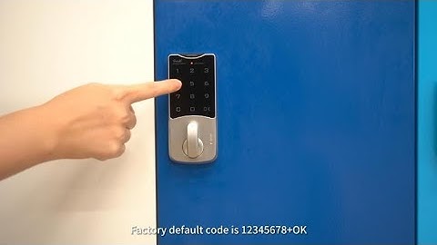 Guub D153-23 Electronic Keypad Locker Lock Private User Video