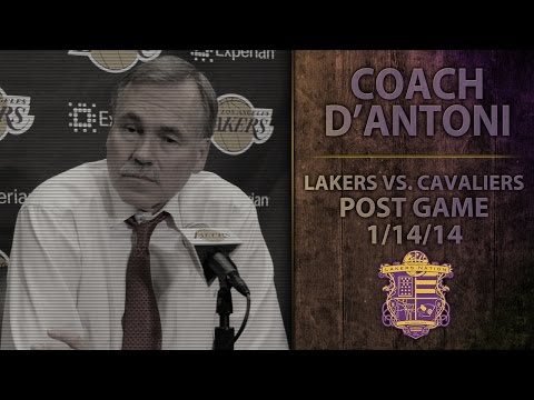 Lakers vs. Cavs: Coach Mike D'Antoni, "They Will Fight Through This," Talks Jodie Meeks, Pau Gasol