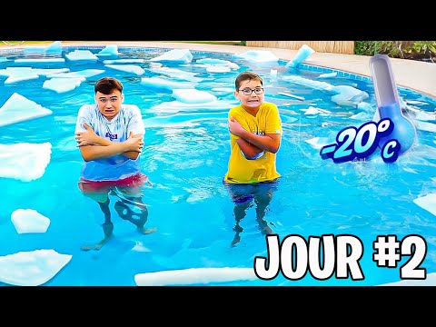 LE DERNIER A SORTIR DE LA PISCINE FROIDE GAGNE ! (Last To Leave The Pool Wins )