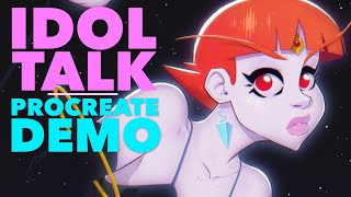 Ep. 256| Idol Talk (Sharon Apple) - Procreate Demo