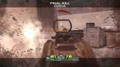 Call Of Duty MW3-EPIC Tripple Game Winning Kill (UMP45)