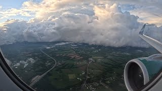 Arriving Cincinnati (CVG) from New York LaGuardia 8:15 pm May 6, 2024 - ILS to Runway 18L in Rain