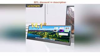 Why Everyone’s Talking About This Product! LESOWN 14 inch IPS 1920x515 Long Wide Display Touch HD