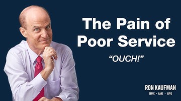 The Pain of Poor Service