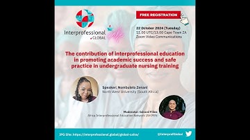 Global Cafe: IPE in promoting academic success and safe practice in undergraduate nursing training