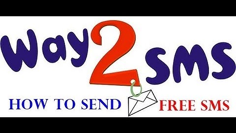How ToCreate Account and Send Free SMS From Way2sms.com