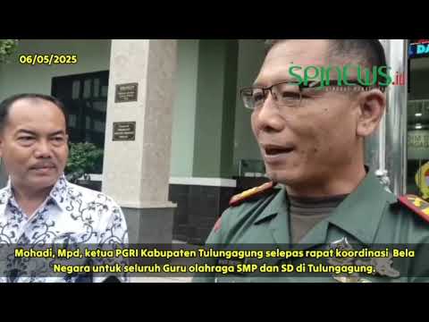 Ketua PGRI Tulungagung Gagas Pendidikan Bela Negara untuk Guru Olahraga