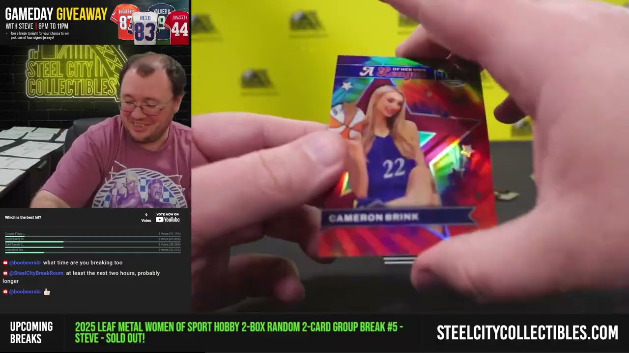 2025 Leaf Metal Women of Sport Hobby 2-Box Random 2-Card Group Break #5 - Steve