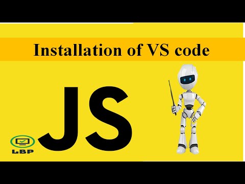 Javascript for Beginners 2020 : Installation of the editor