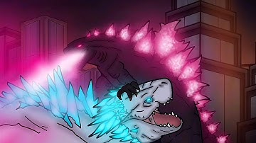 Evolved Godzilla vs Shimo ( Animation ) D Studios