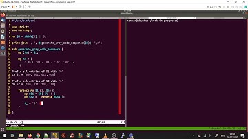 Perl Weekly Challenge - 070 (Task #2: Gray Code Sequence)