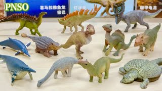 ティラノ＆アンキロ＆ケラトプス（ＰＮＳＯ）ミニサイズPVCフィギュア８体セット mqdefault.jpg