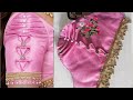 Latest bridal blouse sleeve design|designer blouse stitching tutorial|puff sleeve design|बाजू डिजाइन