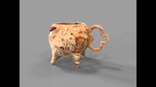 Piri Reis Concept Huge Coffee Mug 3D Model Preview