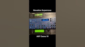 Novation Supernova ARP Demo 19 #asmr #synth #sound-effect #ringtone
