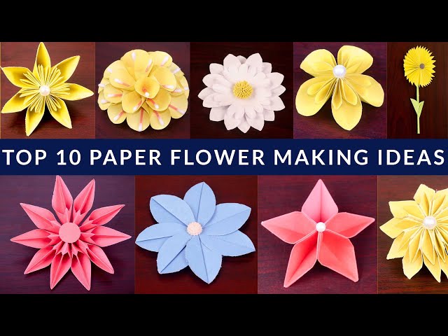 DIY paper craft flowers simple and cool, flower, paper, craft, DIY paper craft  flowers simple and cool, By Craftmerint