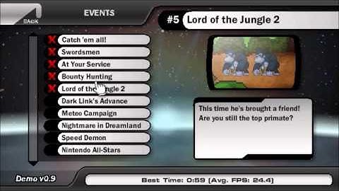 Super Smash Flash 2 All Events