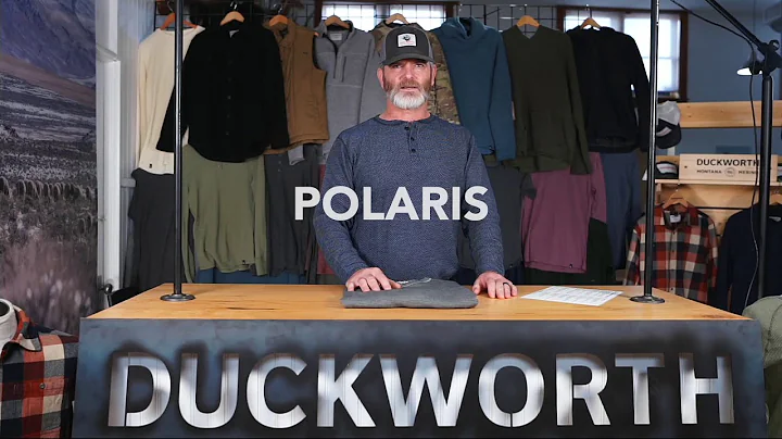 Duckworth Merino Wool - Polaris quattro waffle baselayer fabric