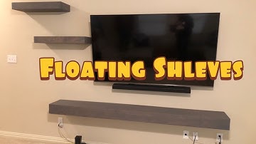 Floating shelves using dominos and Rubio monocoat