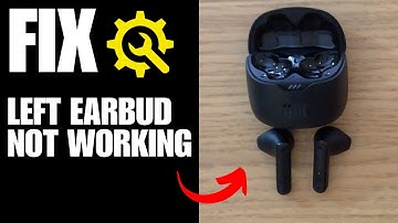 JBL Tune Flex Left Earbud Not Working - How to Fix