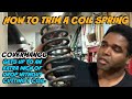 How To Trim A Coil Spring. (Without Cutting A Coil)