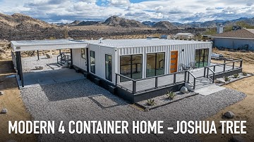 MODERN CONTAINER HOME IN JOSHUA TREE // CONTAINER POOL // BLOK STUDIO // TOUR INSIDE!