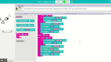 Lesson 7: #6-9 Variables with Artist (Course F: Code.org)
