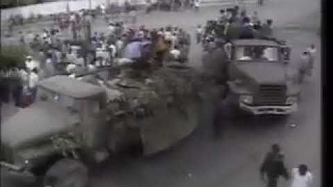 Eritrean Commandos and mechanized brigade liberating Addis Abeba