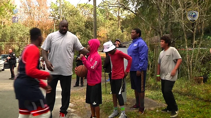 The Rematch: GPD "Basketball Cop" returned as promised, and brought SHAQ as his backup!