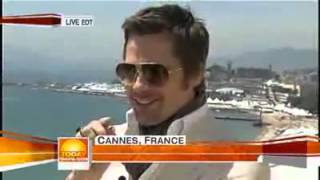 Brad Pitt Interview with Ann Curry at Cannes