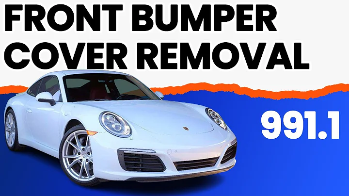 Porsche 991.1 Carrera Front Bumper Cover Removal (2012 - 2016)