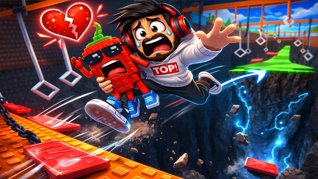 Solo tengo UNA VIDA en OBBY OSCILANTE por brainrots