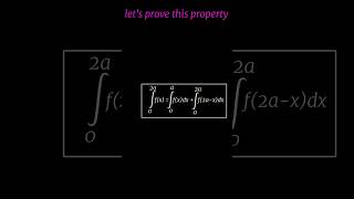 integration property prove use in animation video #amimation #maths #education