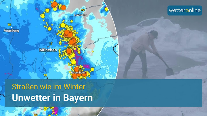 Unwetter in Bayern: Hagelmassen, Sturm und Überflutungen