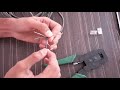 How to Make Lan (Internet) Cable | English Subtitles