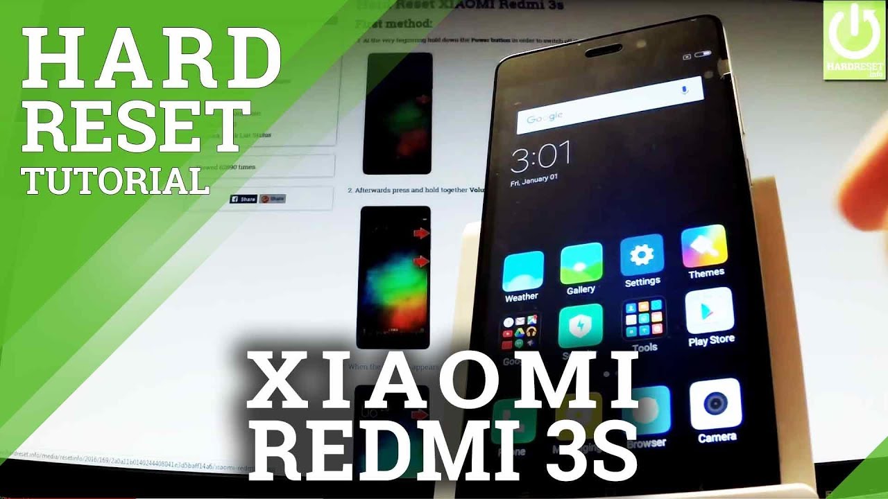 Redmi 3s Reset