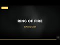 Johnny Cash - Ring of Fire (Lyrics)