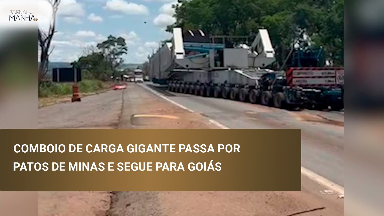 COMBOIO DE CARGA GIGANTE PASSA POR PATOS DE MINAS E SEGUE PARA GOIÁS ...