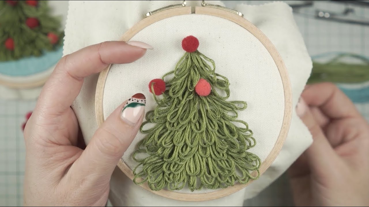 How to Embroider Turkey Work Ghiordes Stitch YouTube