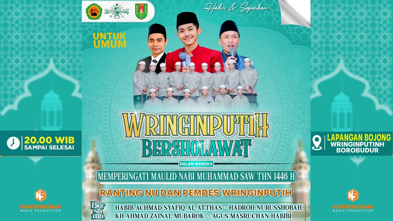 LIVE WRINGIN PUTIH BERSHOLAWAT BERSAMA HABIB SYAFIQ AL ATTHAS & AGUS MASRUKHAN & MAJELIS NURUSSHOBAH