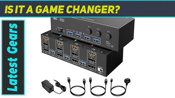 KCEVE HDMI + DisplayPort USB 3.0 KVM Switch: Ultimate Triple Monitor Control!