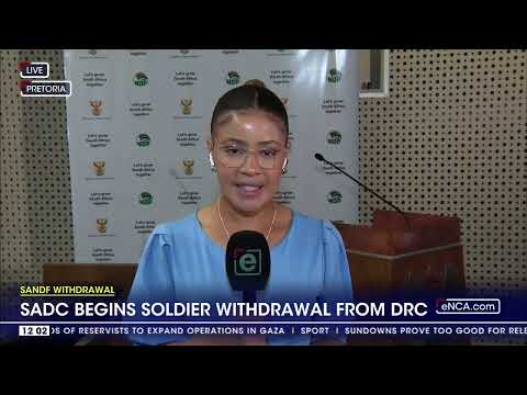 SADC begins soldier withdrawal from DRC